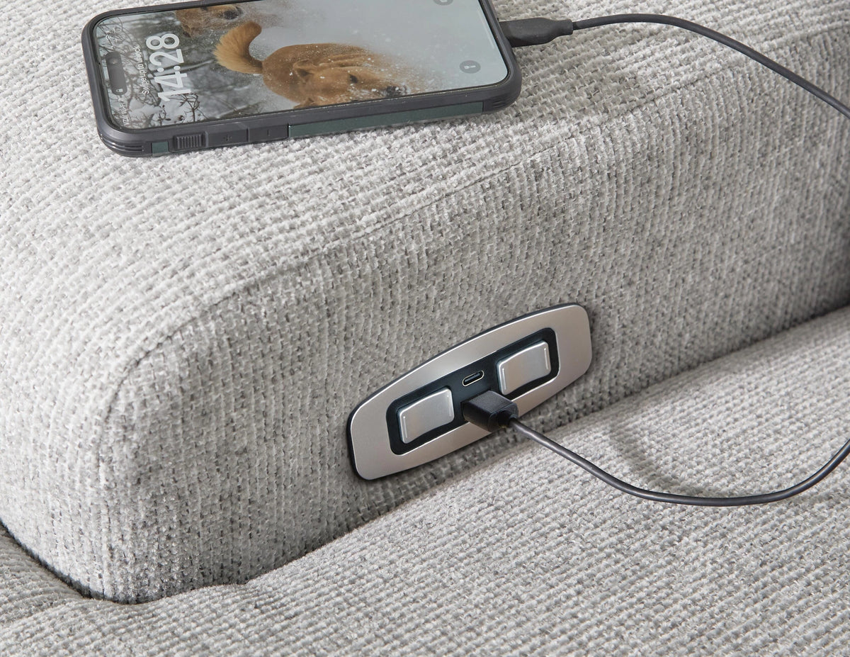 Acklen Place Power Reclining Sectional with Storage Console