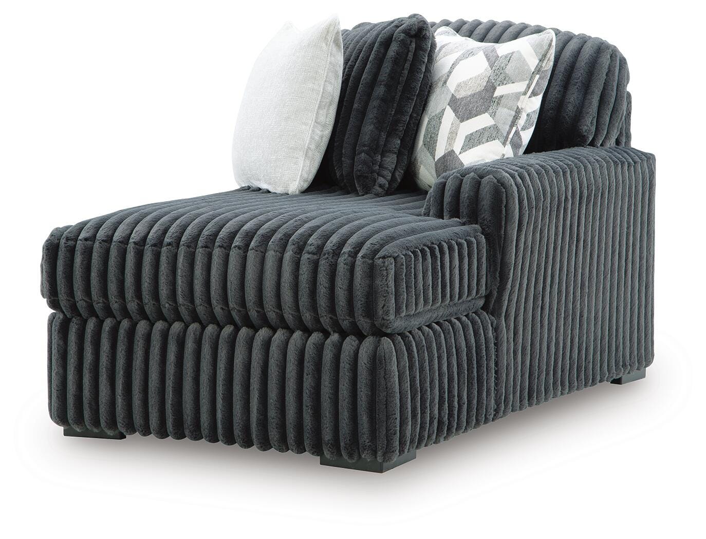 Midnight-Madness Sectional with Chaise