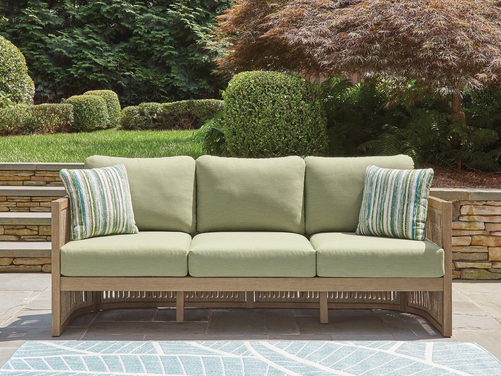 Serena Shores Outdoor Sofa with Cushion