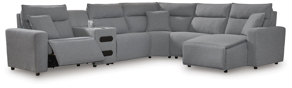 Modmax II Reclining Sectional with Chaise and Audio Console