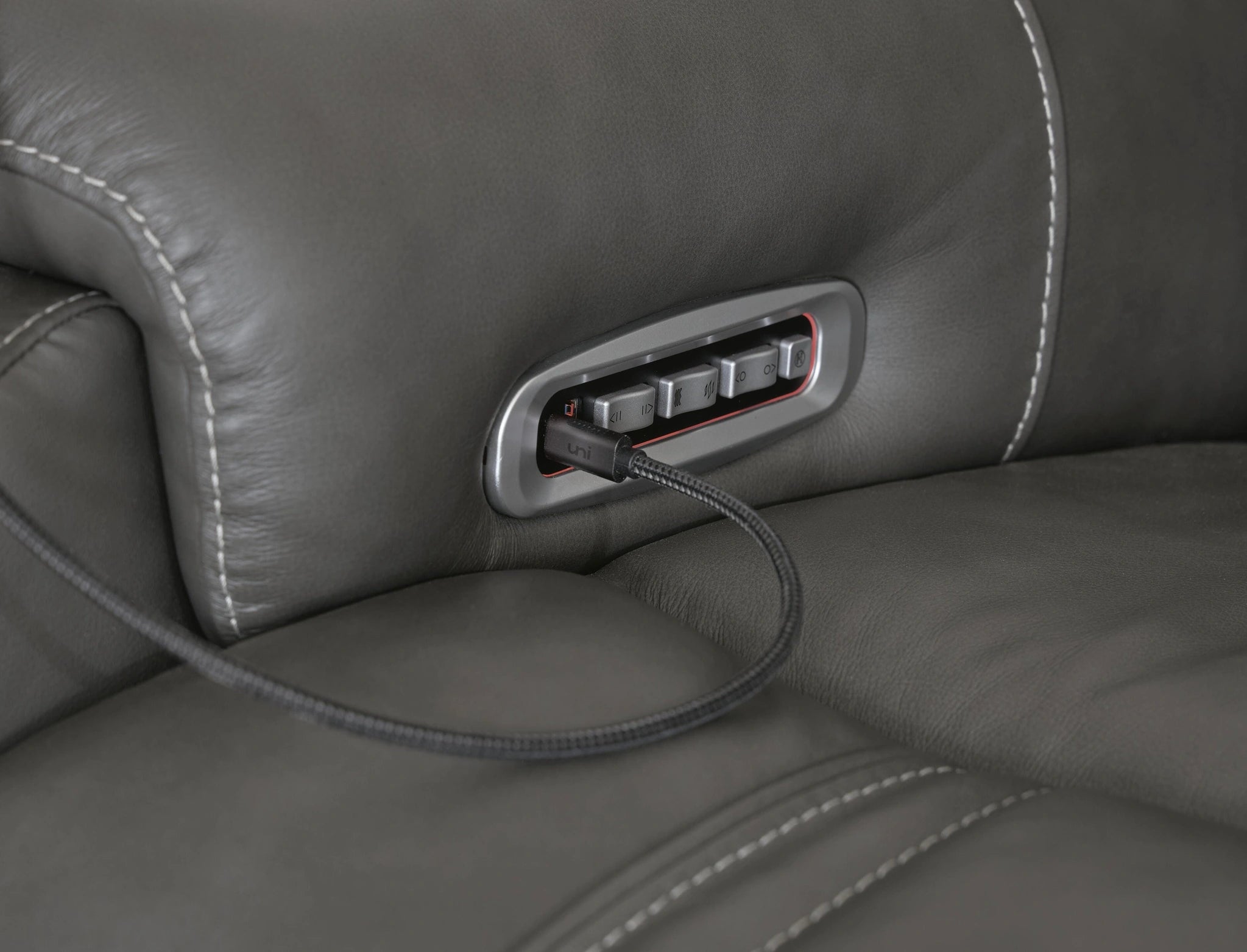 5Z - Pittson Power Reclining Sectional Loveseat