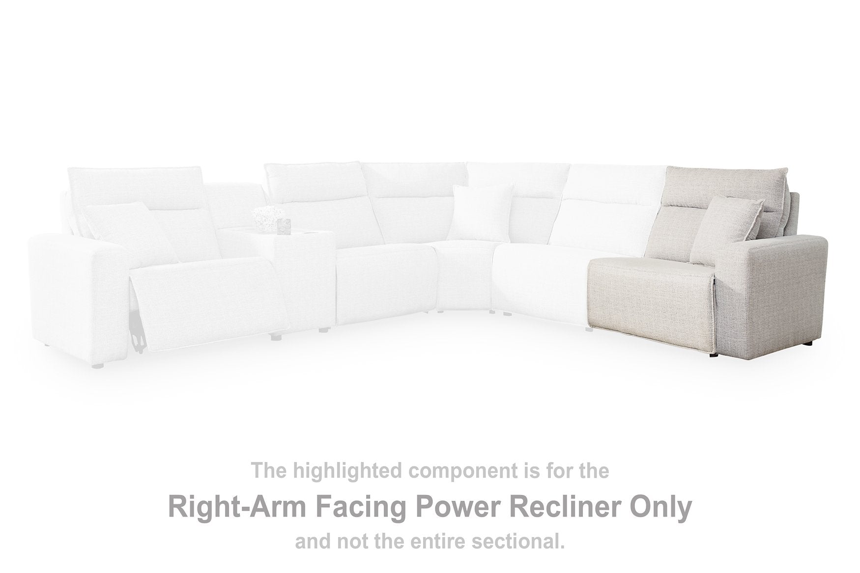Modmax II Power Reclining Sectional with Audio Consoles