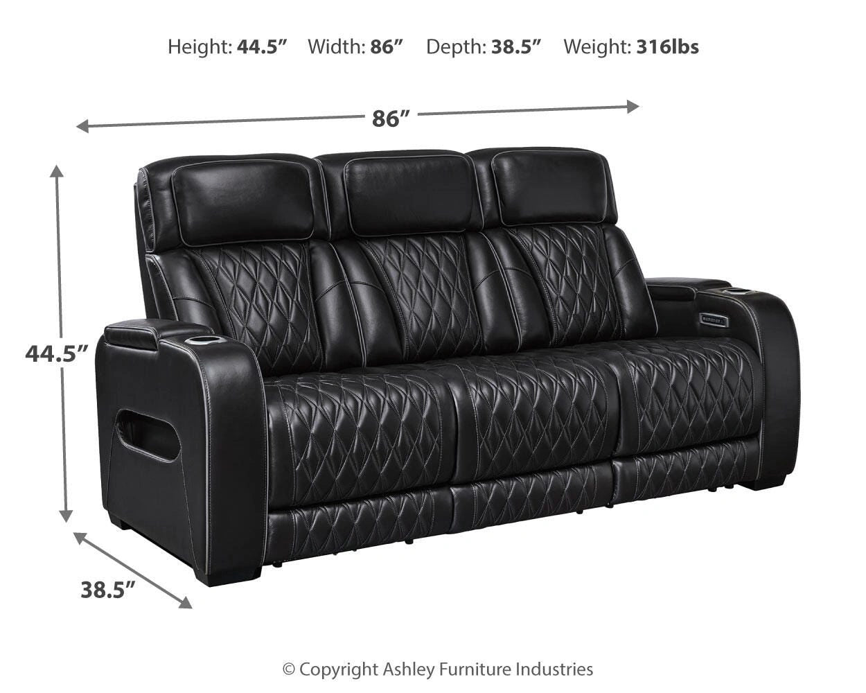 Boyington Power Reclining Sofa & Loveseat (2-Piece Set)