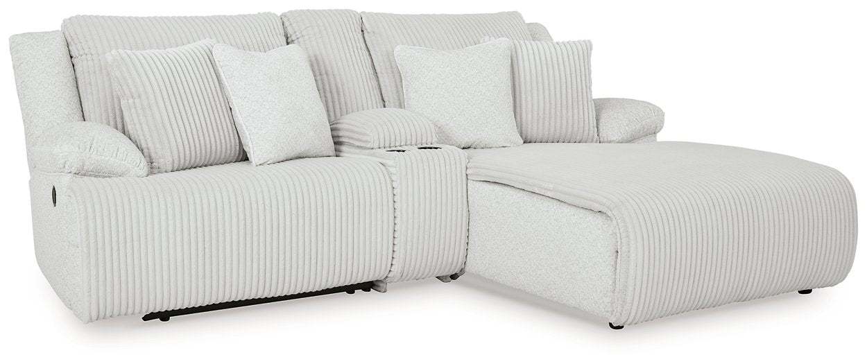 Top Tier Reclining Sectional Sofa with Chaise