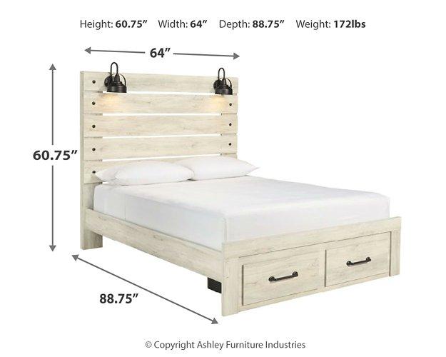 Cambeck Bed with 2 Storage Drawers