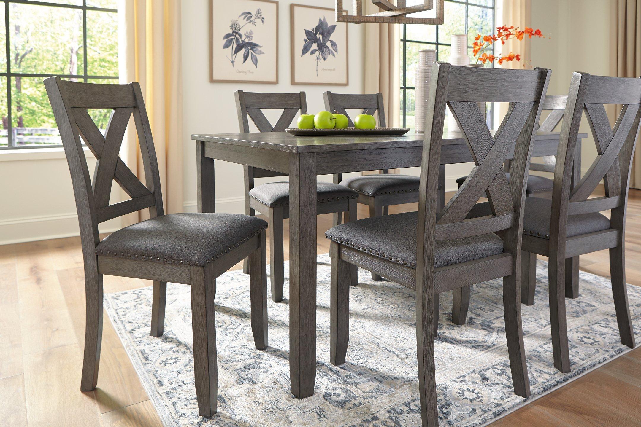 Caitbrook Dining Table and Chairs (Set of 7)