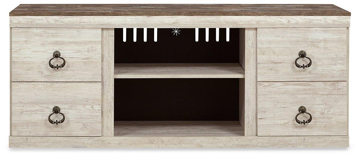 Willowton TV Stand with Electric Fireplace