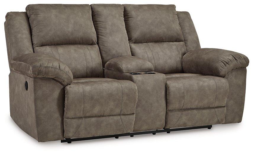 Laresview Reclining Loveseat with Console