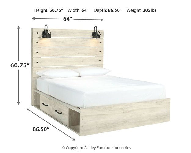 Cambeck Bed with 2 Storage Drawers