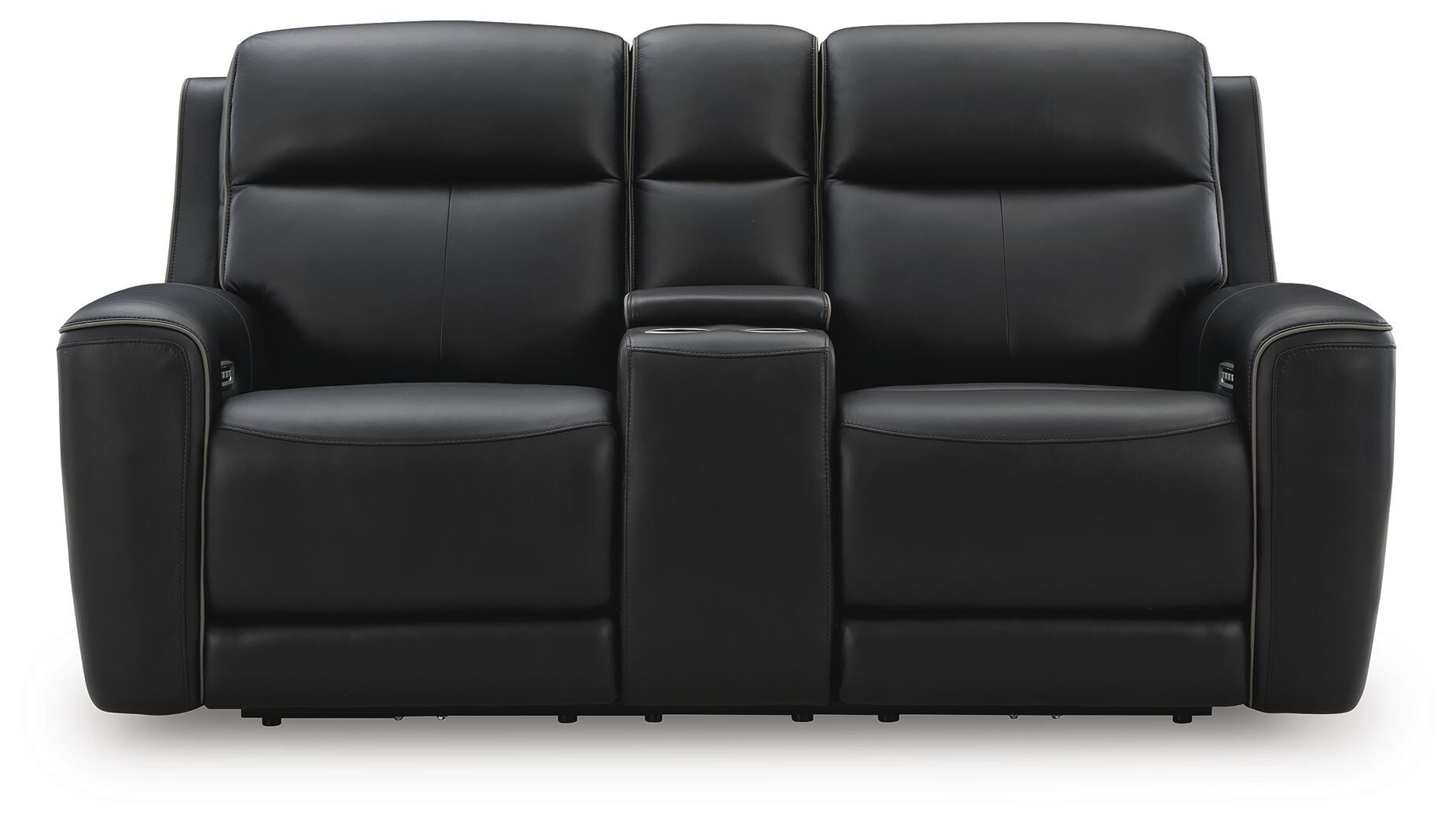 5Z-Comfort Power Reclining Loveseat with Console